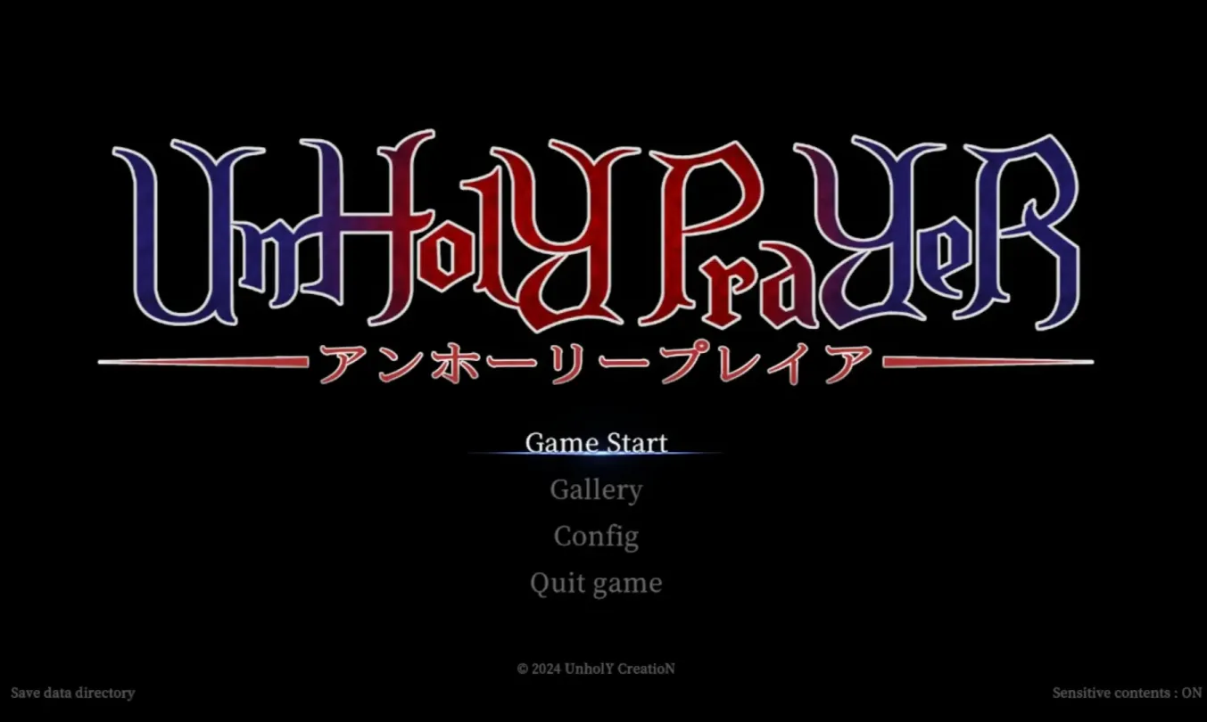 图片[1]-【ACT/中文】邪神祷告 罪恶的祈祷
UnHolY PraYeR v25.11.26【PC】【1.3G】-大千世界ACG